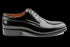 Black Patent Leather Derby Shoes, Leather Sole & Lining, Formal Lace-Up
